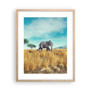 Poster în ramă de stejar deschis - Griul nu mai este la modă - 40x50 cm