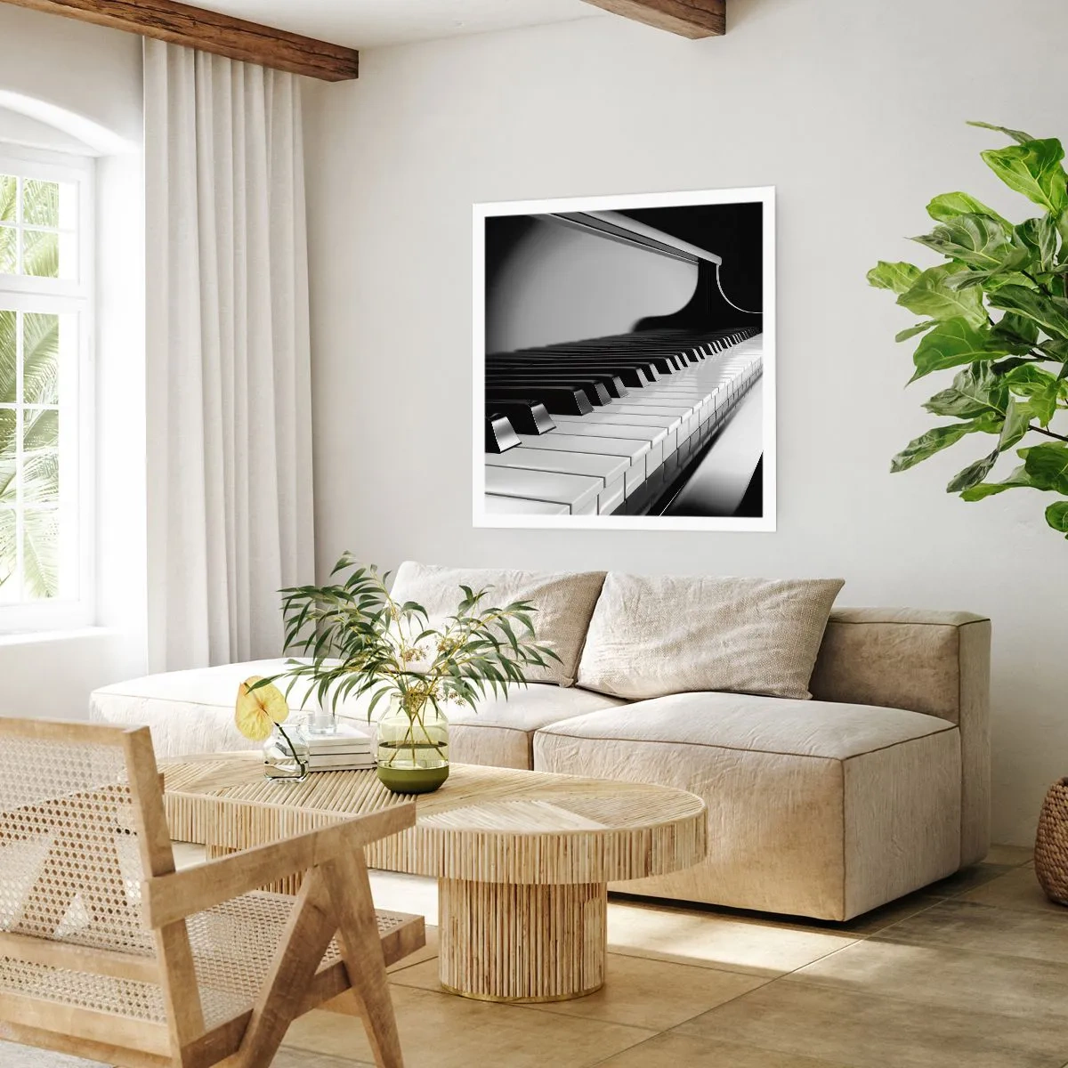 Poster - Armonia formelor și a culorilor - 50x50 cm