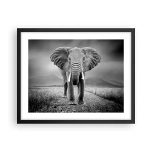 Poster în ramă neagră - Gazda te salută - 50x40 cm