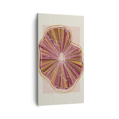 Tablou pe pânză - Abstracția radială - 45x80 cm