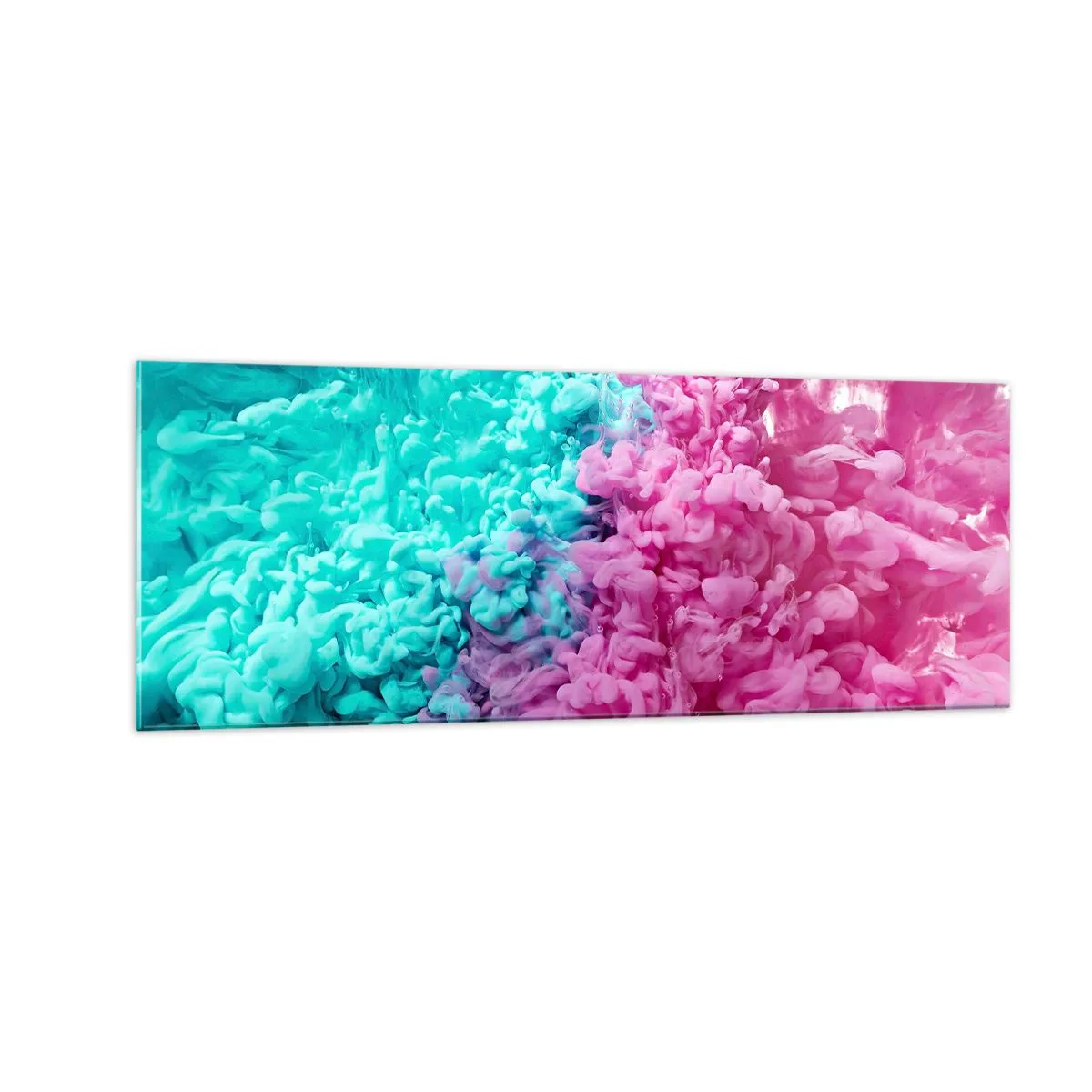 Tablou pe sticlă - O ciocnire decisivă - 140x50 cm