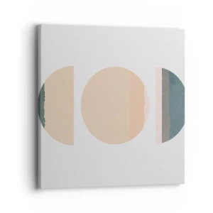 Tablou pe pânză - Roată cu roată - 40x40 cm