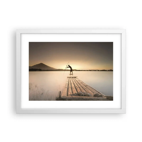 Poster în ramă albă - Înainte de odihnă - 40x30 cm