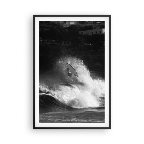 Poster în ramă neagră - Provocare acceptată! - 61x91 cm