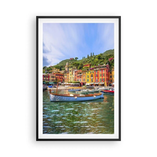 Poster în ramă neagră - O dimineață italiană - 61x91 cm