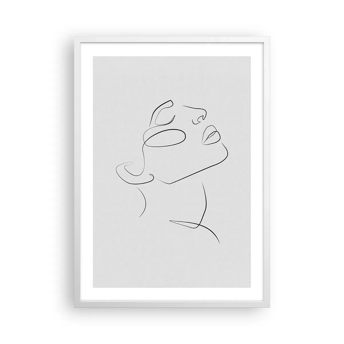 Poster în ramă albă - Meandrele unui vis - 50x70 cm