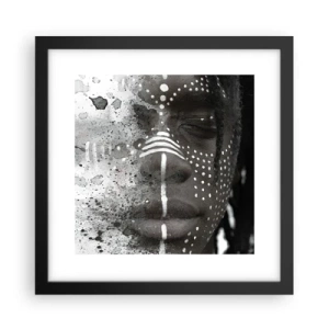 Poster în ramă neagră - Descoperă spiritul original - 30x30 cm