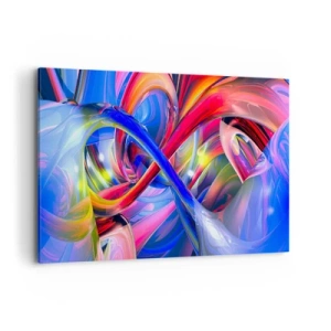 Tablou pe pânză - Dansul culorilor - 120x80 cm