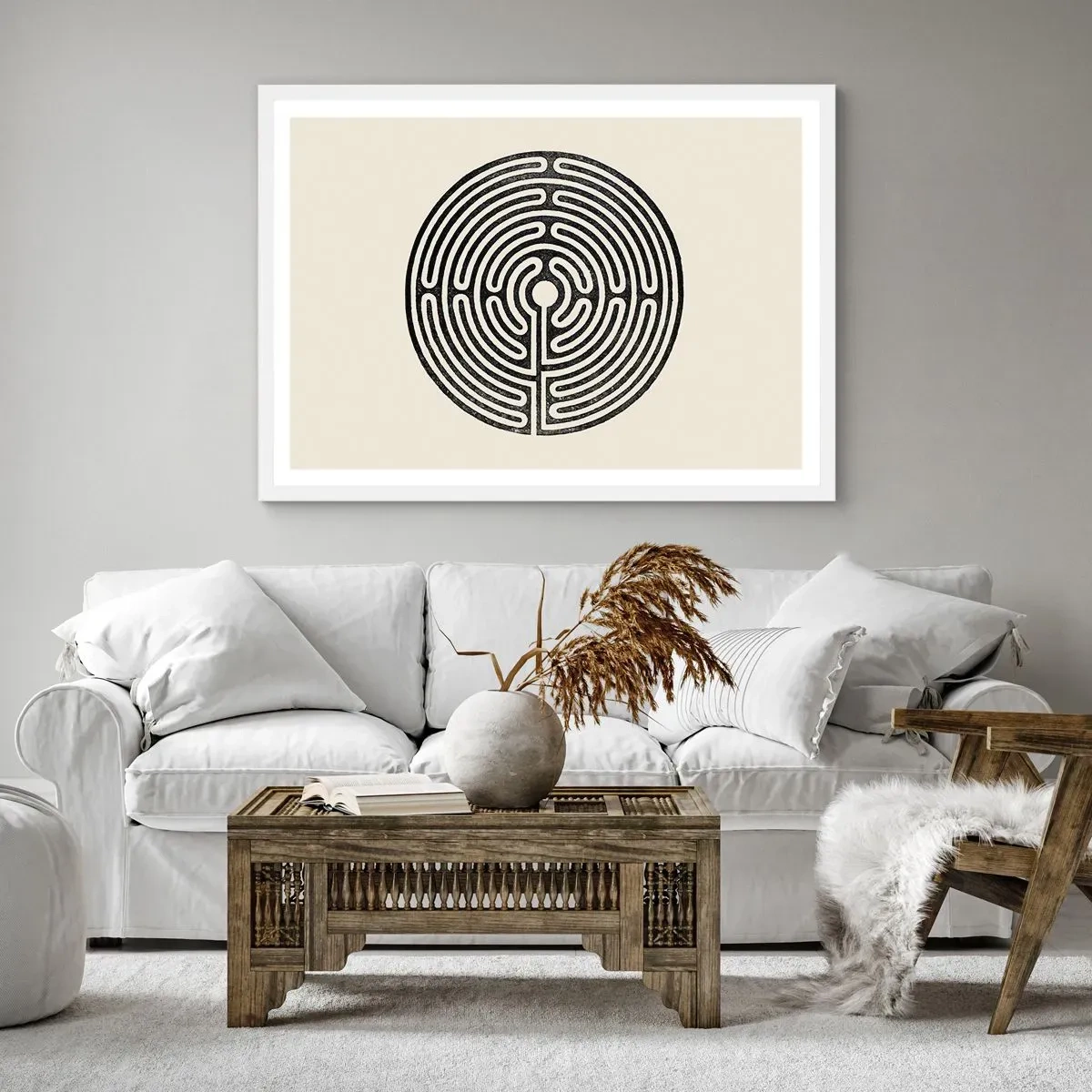 Poster în ramă albă - Ordine secretă - 100x70 cm