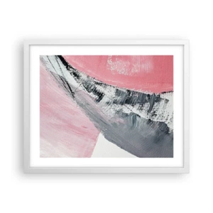 Poster în ramă albă - Compoziție adaptată - 50x40 cm
