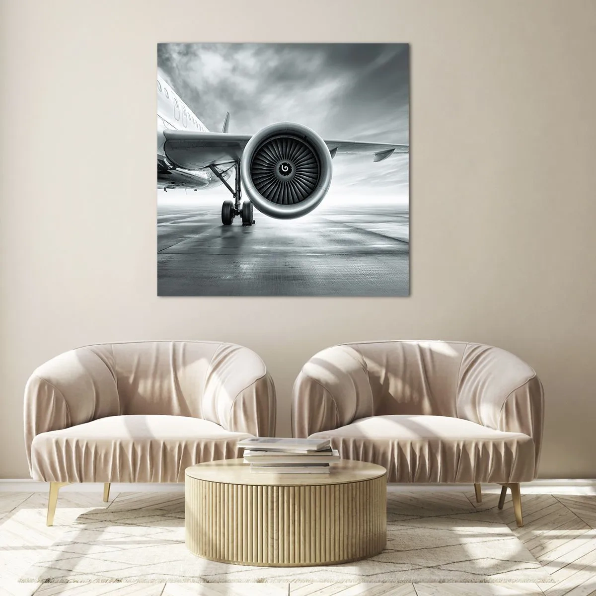 Tablou pe sticlă - Ce putere! - 70x70 cm