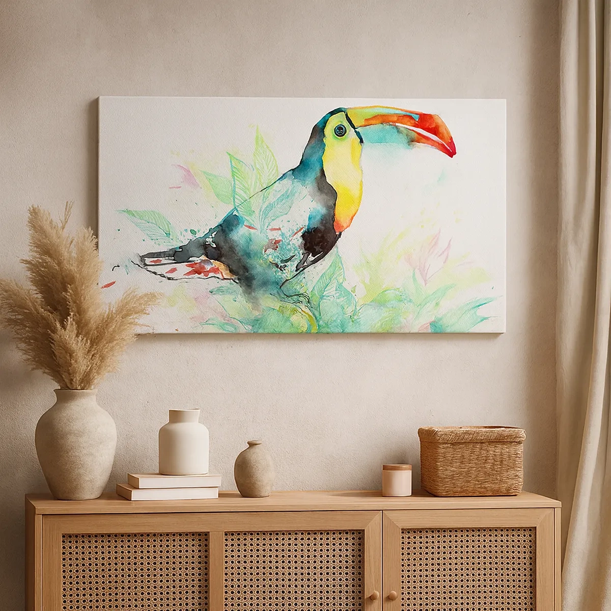 Tablou pe pânză - Colorată ca America de Sud - 30x30 cm