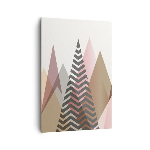 Tablou pe pânză - Construcție piramidală - 70x100 cm