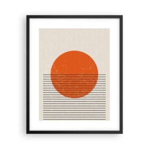 Poster în ramă neagră - Întotdeauna soarele - 40x50 cm