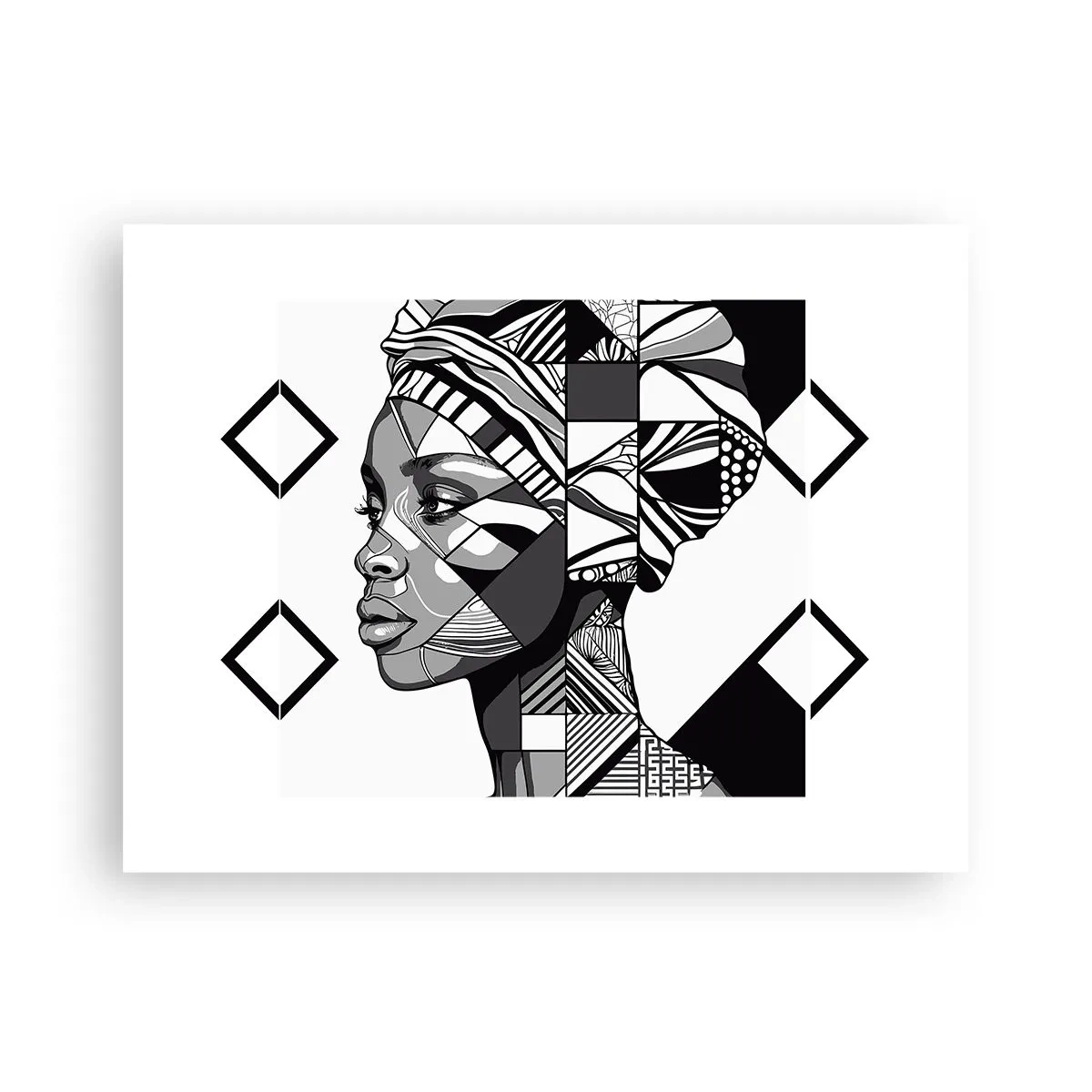 Poster - Portret etnic - 40x30 cm