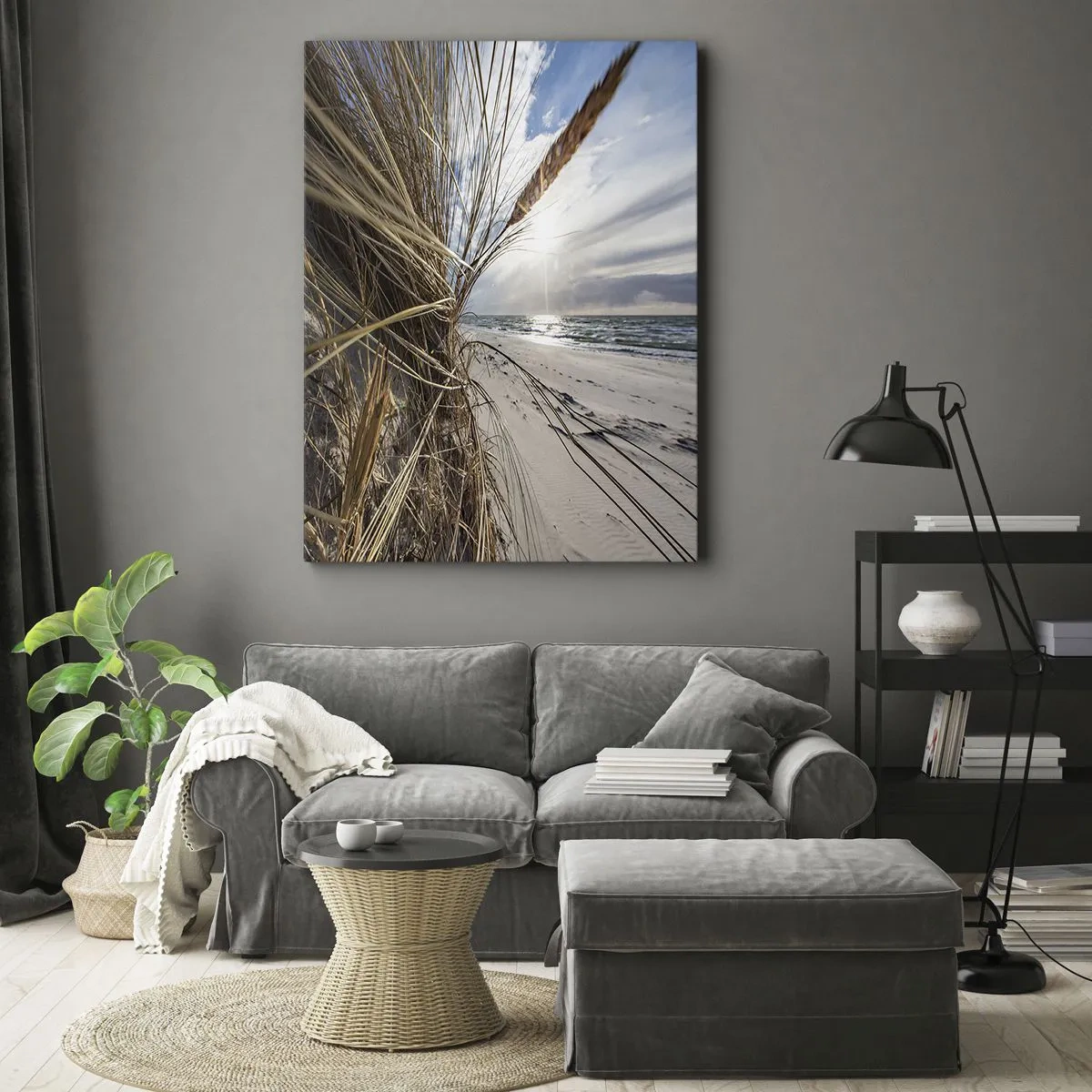 Tablou pe pânză - O întâlnire a elementelor - 50x70 cm
