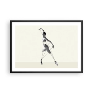 Poster în ramă neagră - Într-un teatru de lumină - 70x50 cm