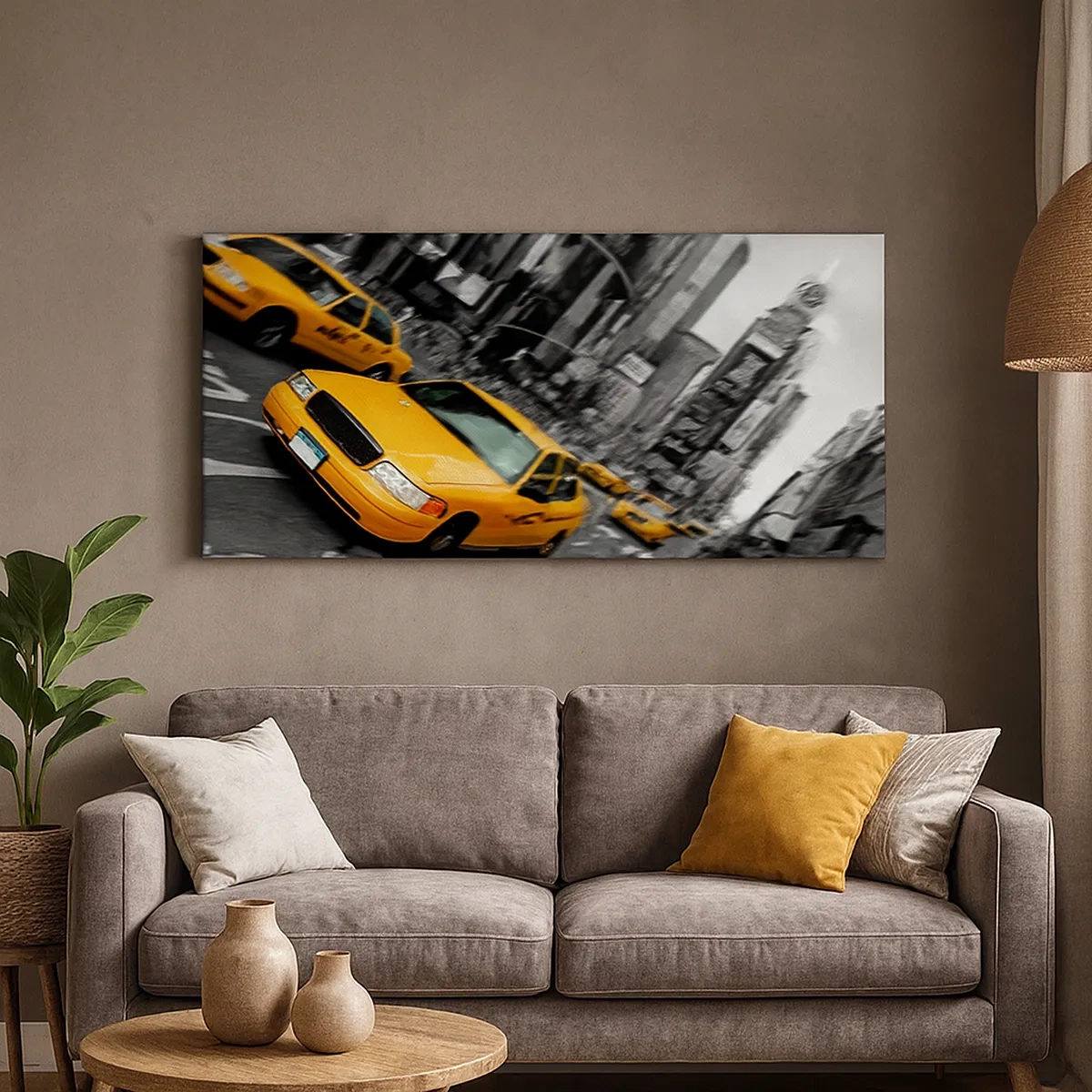 Tablou pe pânză - Picături de soare la New York - 30x30 cm