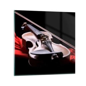 Tablou pe sticlă - Muzica sentimentelor - 70x70 cm