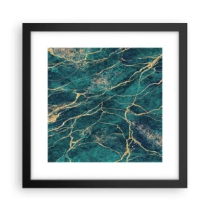 Poster în ramă neagră - Filon de aur - 30x30 cm