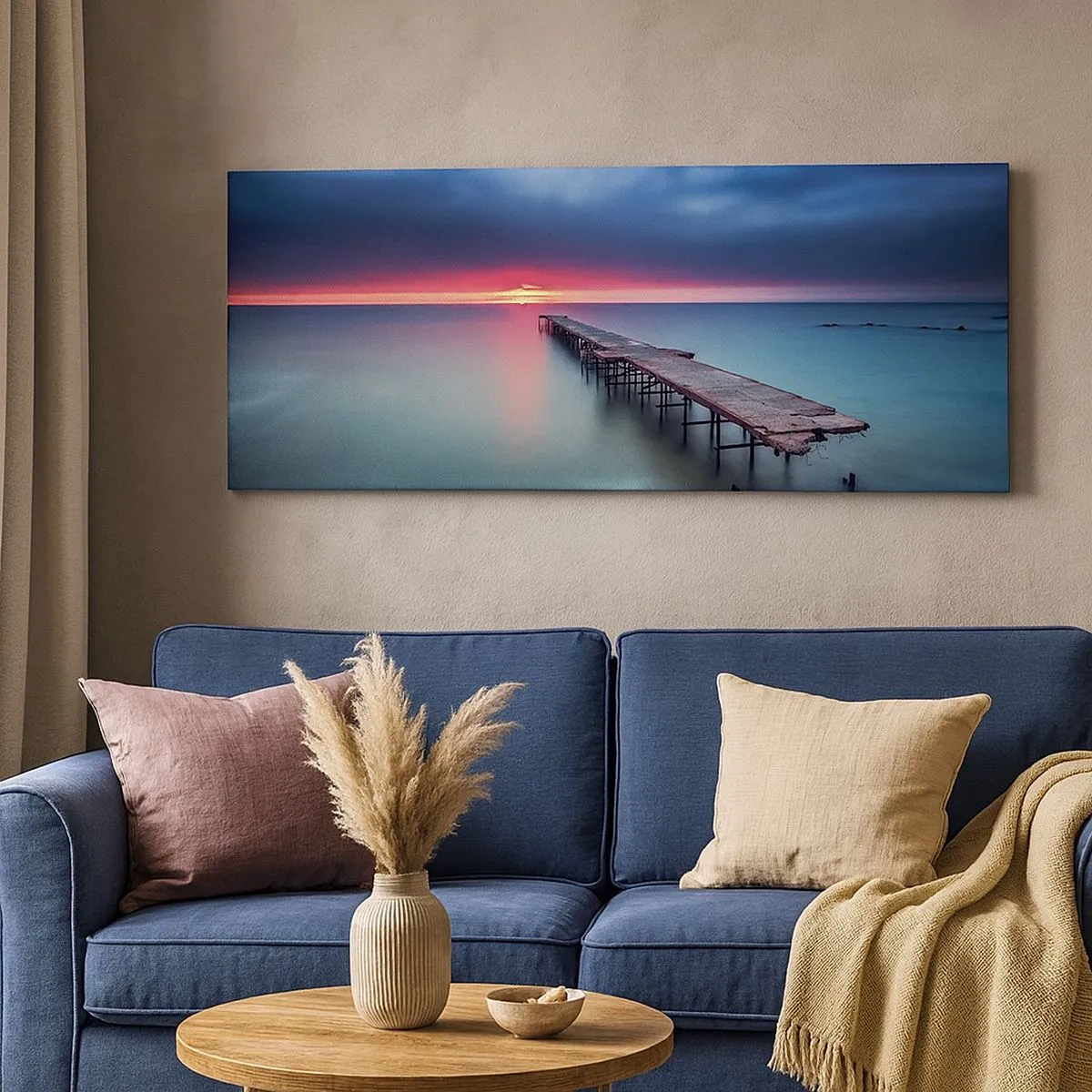 Tablou pe pânză - Între cer și pământ - 100x40 cm