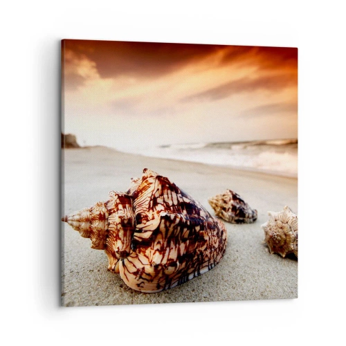 Tablou pe pânză - Exilate de valuri - 50x50 cm