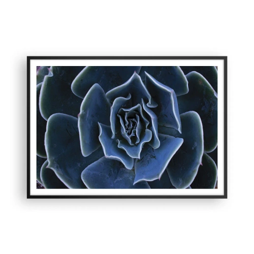 Poster în ramă neagră - Floare de deșert - 100x70 cm