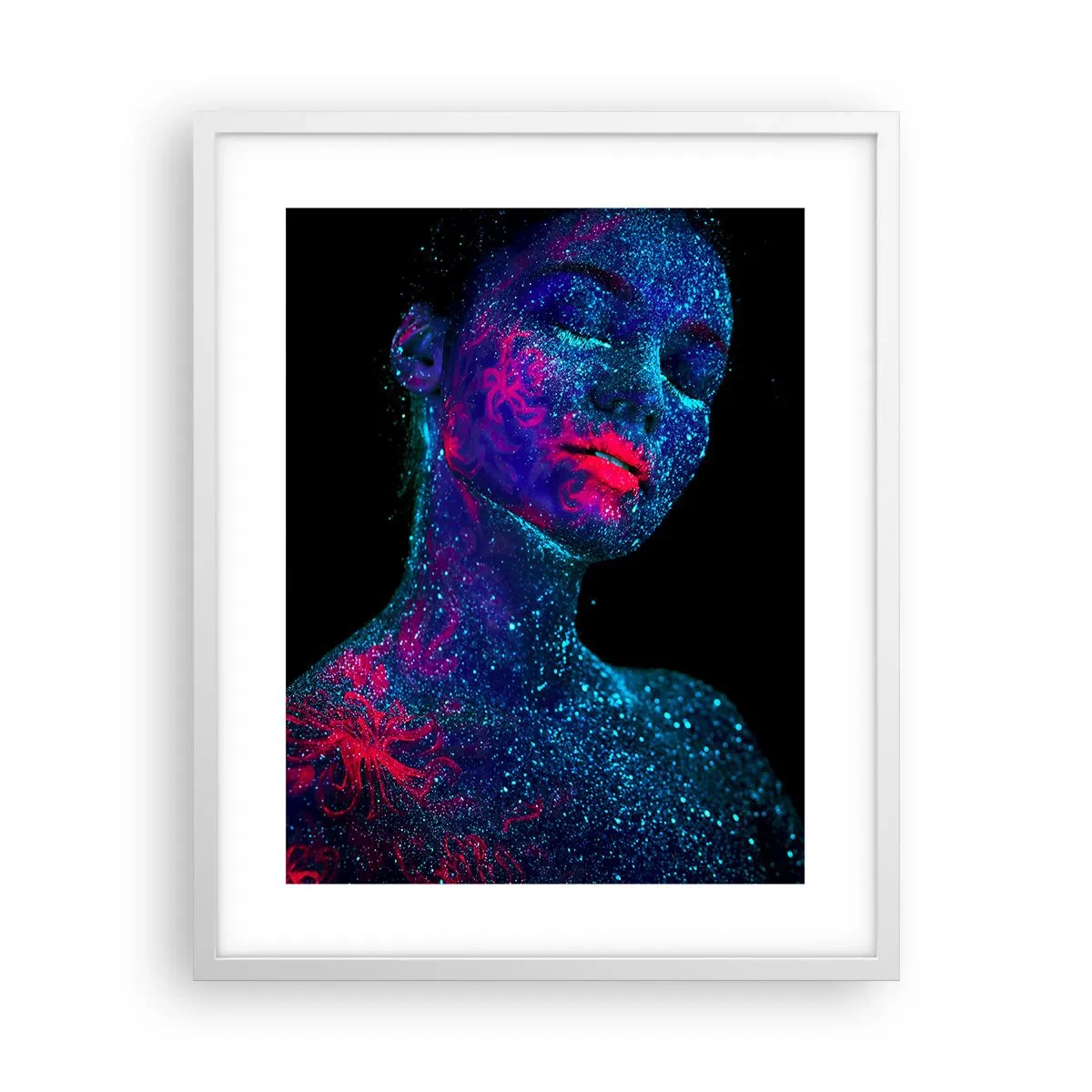 Poster în ramă albă - În praf de stele - 40x50 cm