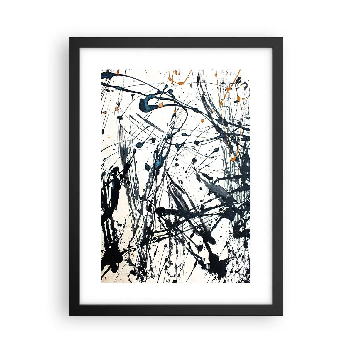 Poster în ramă neagră - Abstracție expresionistă - 30x40 cm