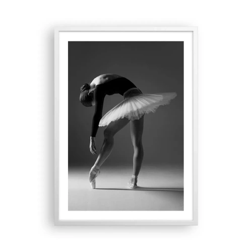 Poster în ramă albă - Bella balerina - 50x70 cm