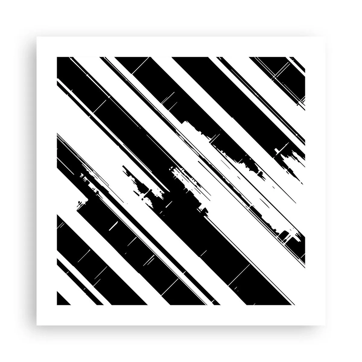 Poster - Compoziție intensă și dinamică - 50x50 cm