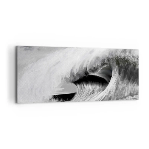 Tablou pe pânză - Mânia oceanului - 100x40 cm