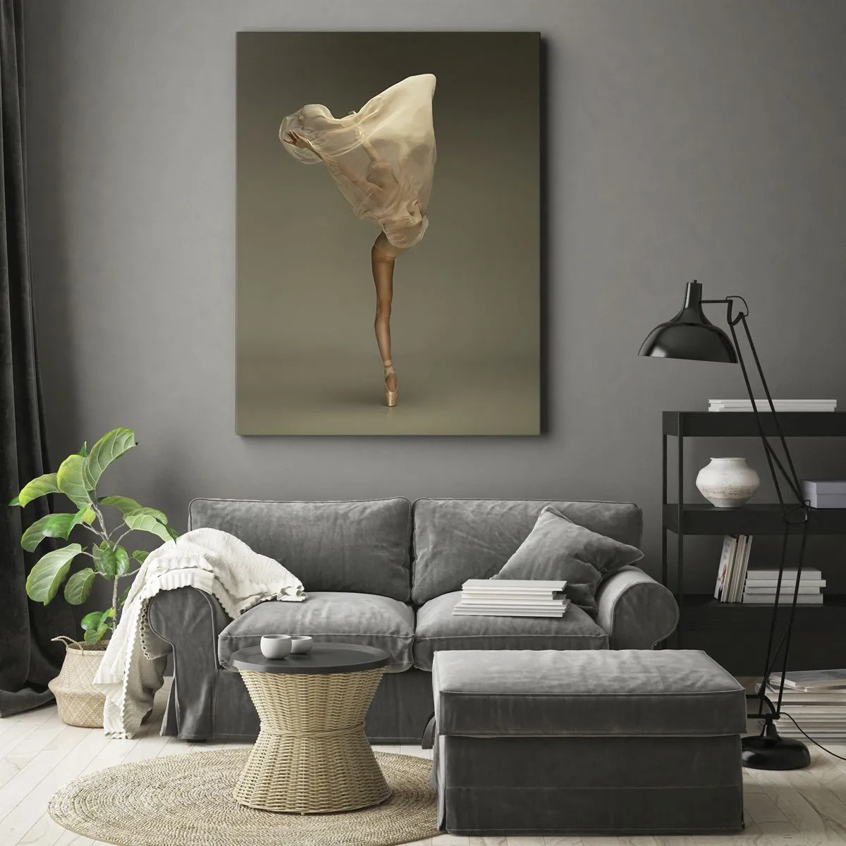 Tablou pe pânză - Pe cale să zboare - 55x100 cm