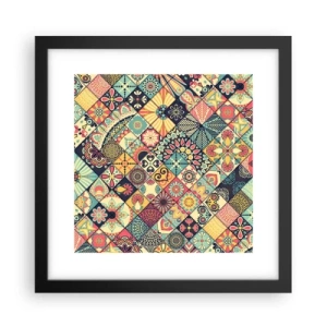 Poster în ramă neagră - Clima marocană - 30x30 cm
