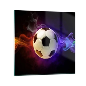 Tablou pe sticlă - Puterea magică a jocului - 30x30 cm