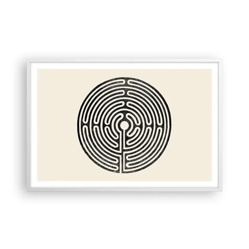 Poster în ramă albă - Ordine secretă - 91x61 cm