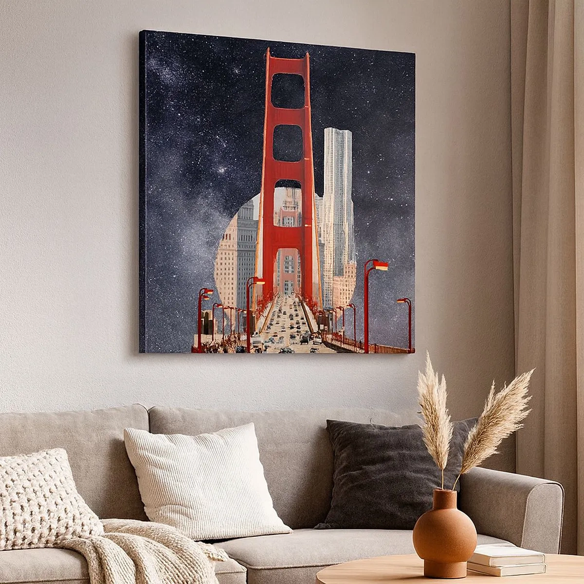 Tablou pe pânză - Întotdeauna în centru - 30x30 cm