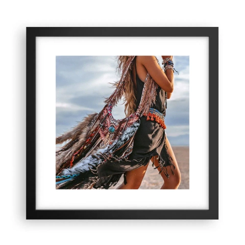Poster în ramă neagră - Iubita șamanului - 30x30 cm