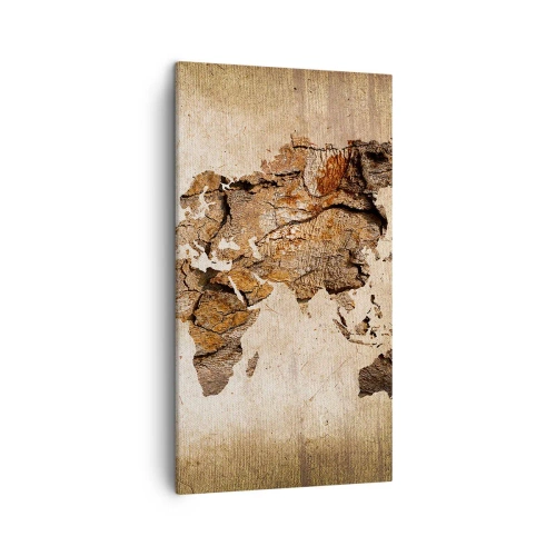 Tablou pe pânză - Descoperirea lumii - 45x80 cm