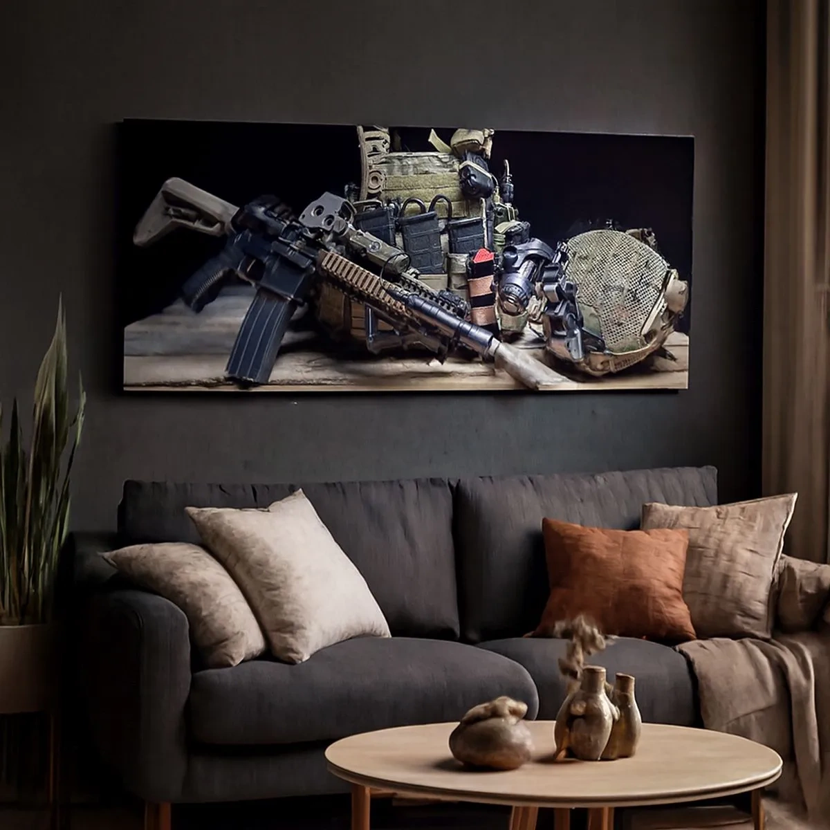 Tablou pe pânză - Pe loc repaus! - 100x40 cm