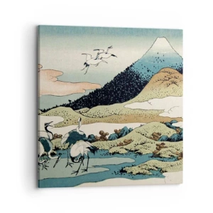 Tablou pe pânză - În mod japonez - 70x70 cm