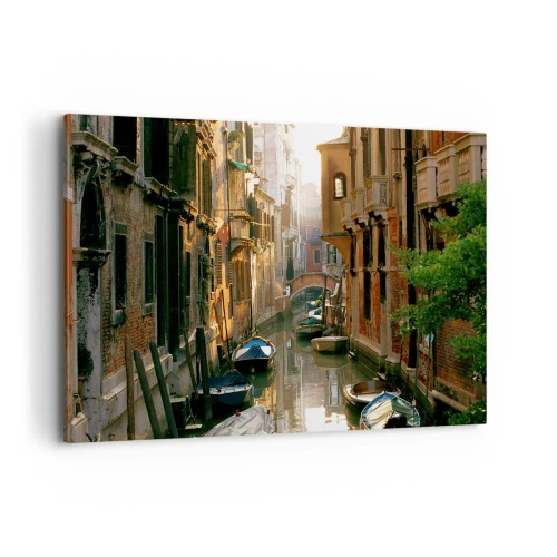 Tablou pe pânză - Pe o străduță venețiană - 100x70 cm