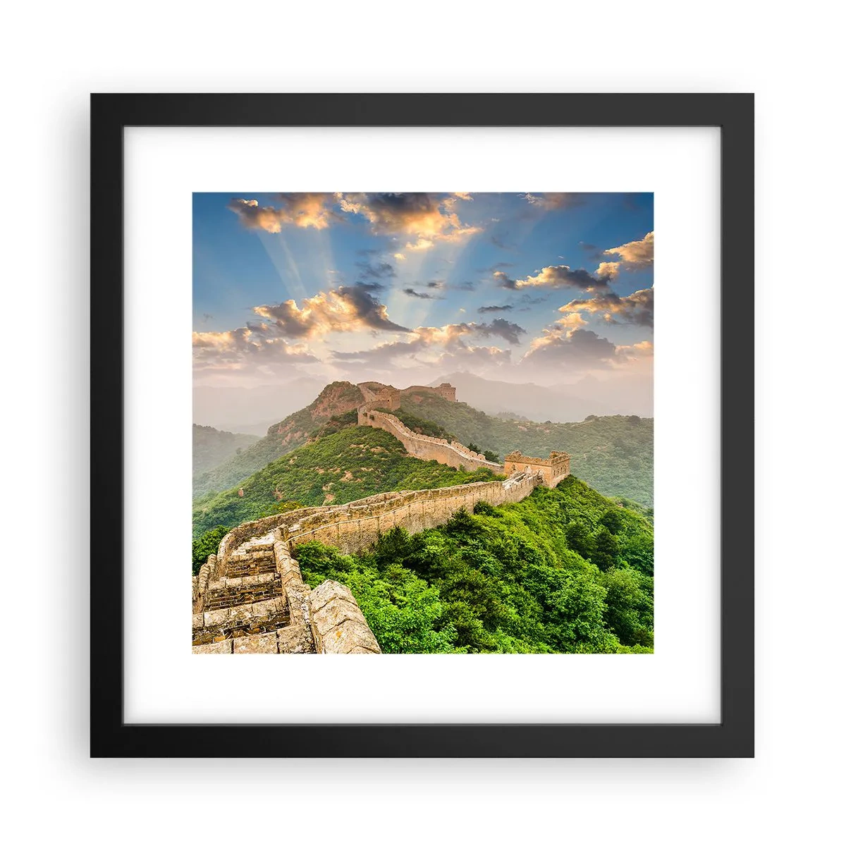 Poster în ramă neagră - Măreția netrecătoare - 30x30 cm