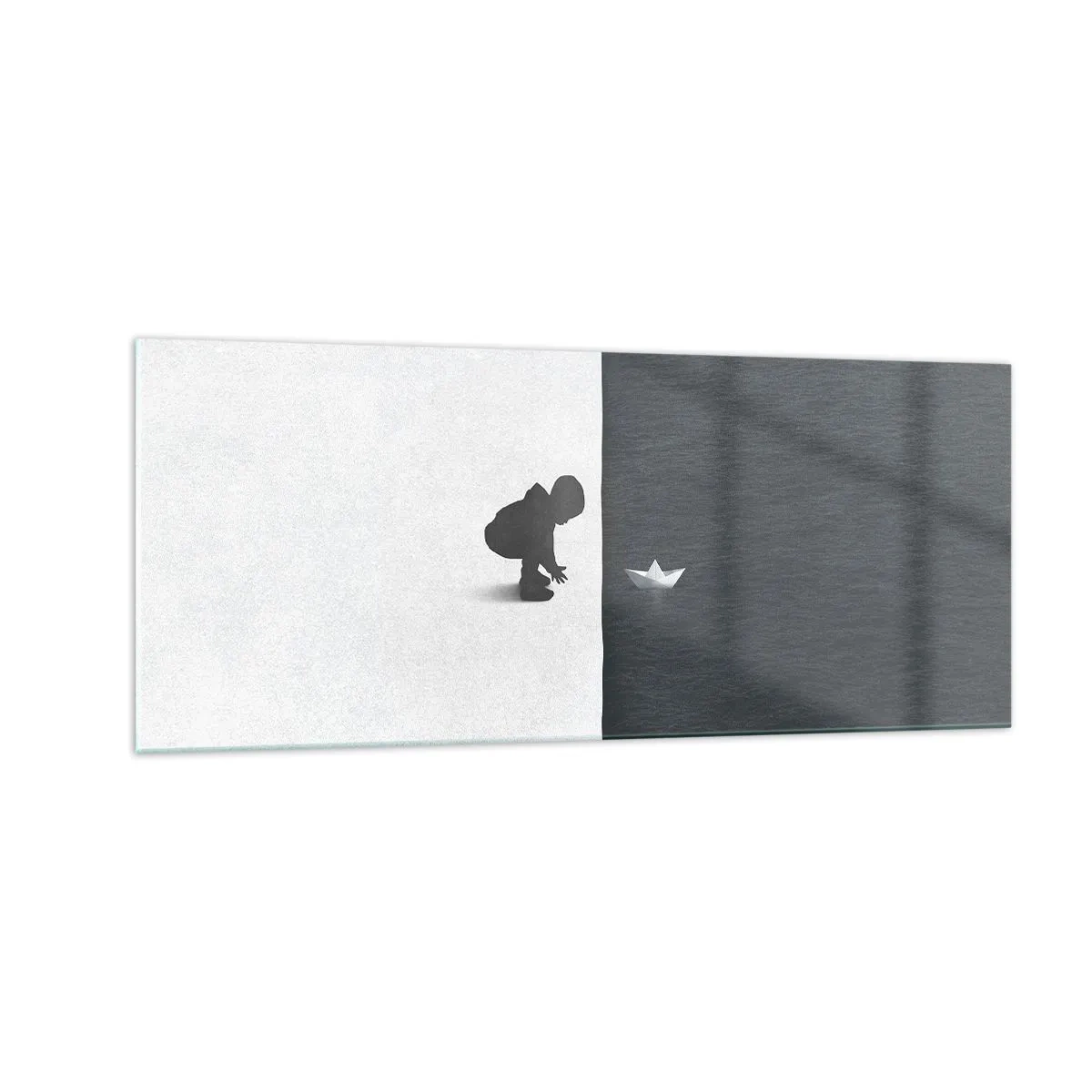 Tablou pe sticlă - Marea expediție - 100x40 cm