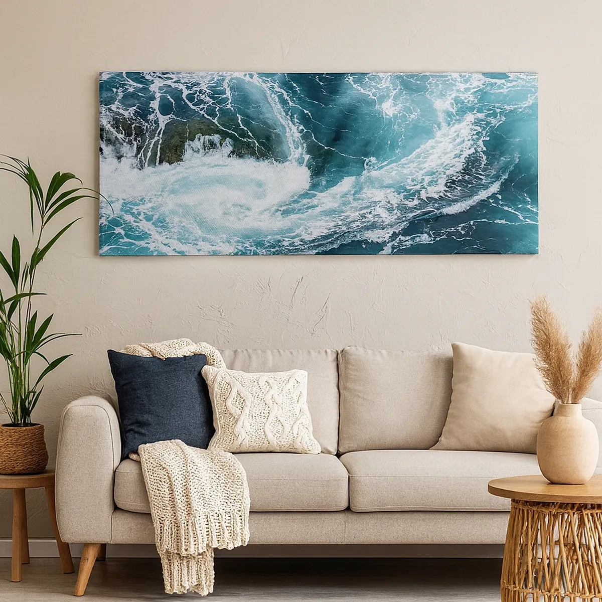 Tablou pe pânză - Poarta spre interiorul Pământului - 30x30 cm