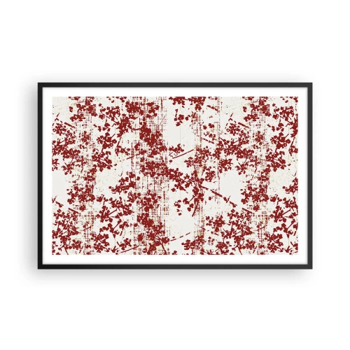 Poster în ramă neagră - Ca un percal vechi - 91x61 cm