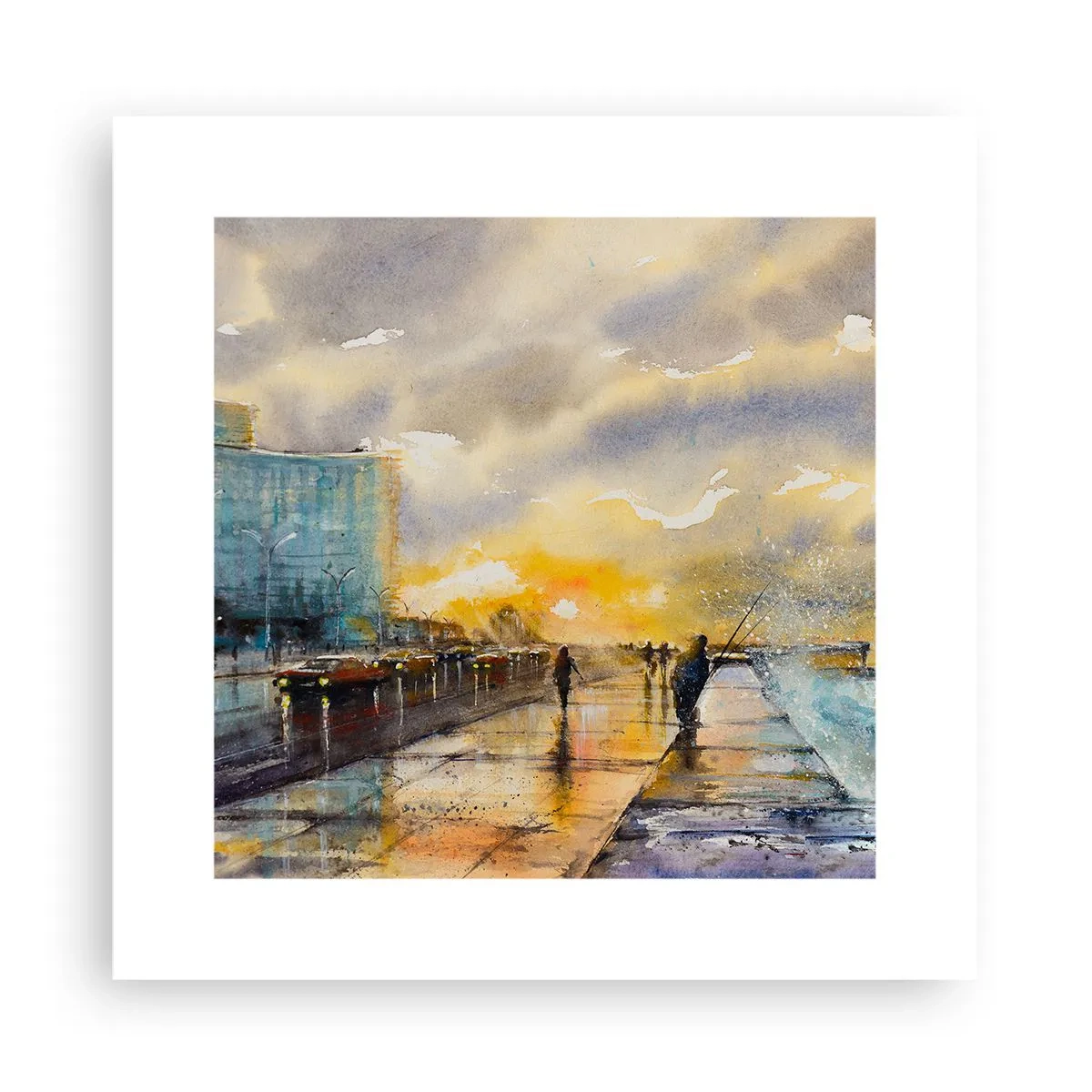 Poster - Viața pe țărm - 30x30 cm