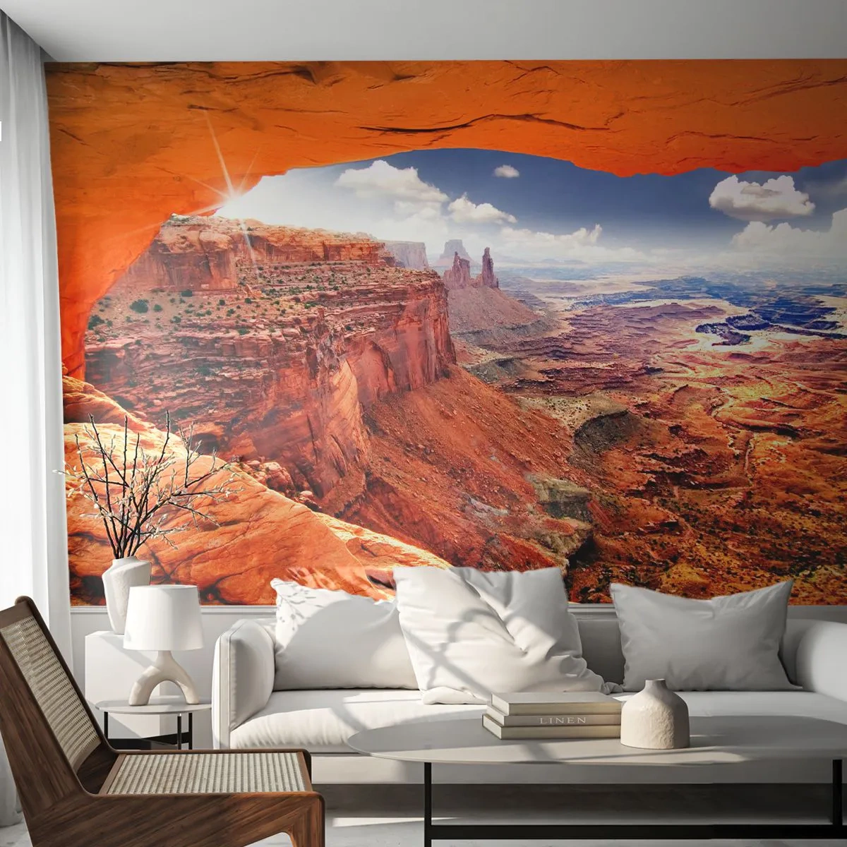 Tapet Premium Canvas - Sculptat de natura însăși - Peisaj, Parcul Național Arizona, marele Canion - 250x175 cm