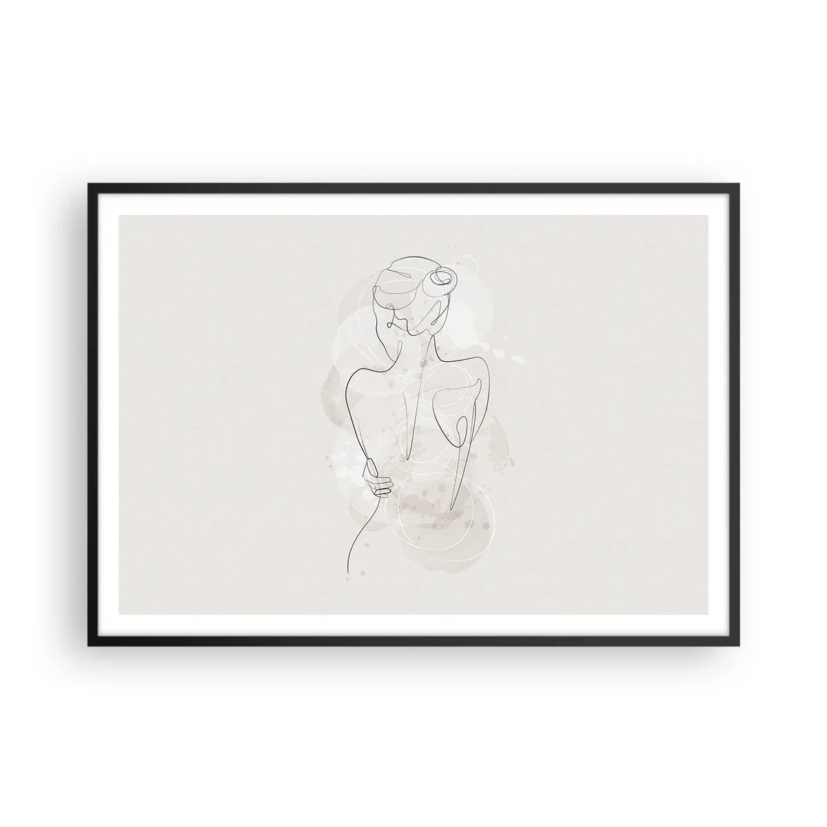 Poster în ramă neagră - Ca un instrument sensibil - 100x70 cm