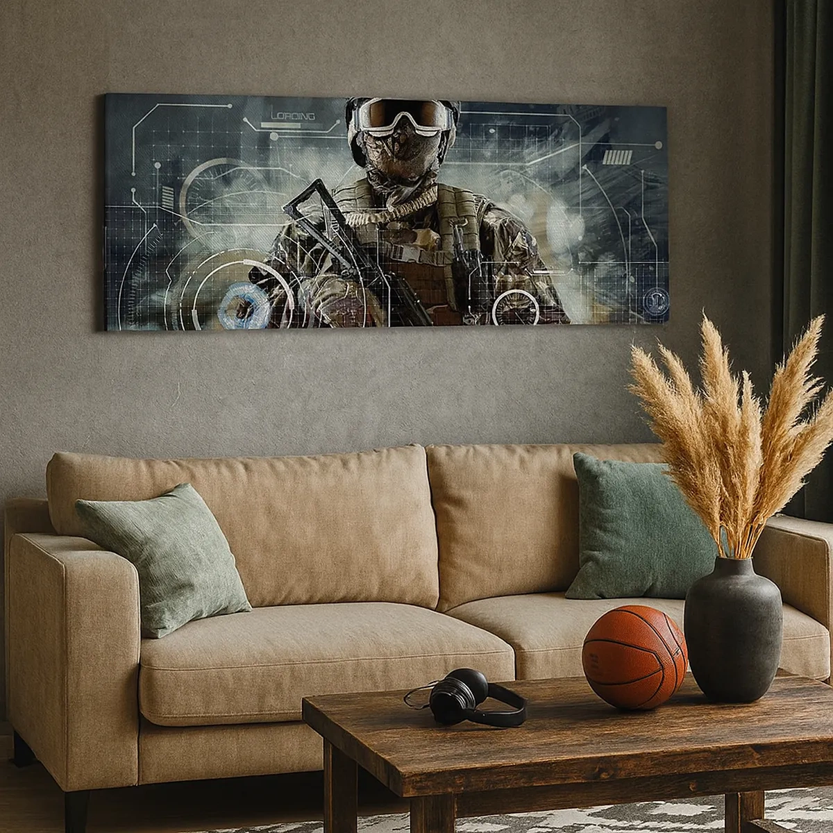 Tablou pe pânză - Putere la putere - 30x30 cm